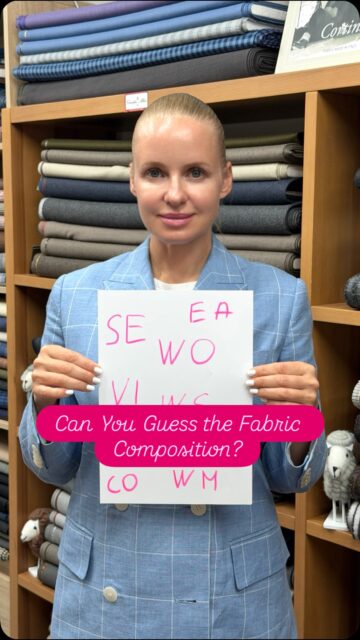🧵 Two Letters. One Fiber. Can You Guess It?
On fabric swatches, garment labels, and mill catalogues, you’ll often spot abbreviations like SE, WO, WS, CO, or LI.
✨ To textile professionals, this is a universal language.
For everyone else, it’s the fastest way to understand a fabric’s quality, character, and value — before you even touch it.
🌿 The natural fibers worth knowing:
▫️ SE — Silk
✨ Lightweight, luminous, and famous for the way it drapes.
▫️ WO — Wool
🐑 Warm, breathable, and naturally resistant to creasing.
▫️ WS — Cashmere
🤍 One of the world’s most prized natural fibers. Exceptionally soft, lightweight, and incredibly warm.
▫️ CO — Cotton
☁️ Comfortable, breathable, and perfect for everyday wear.
▫️ LI — Linen
🌾 Summer’s best friend. Cool to the touch and effortless to wear.
▫️ WP — Alpaca
🦙 Exceptionally warm, soft, and remarkably durable.
▫️ WM — Mohair
✨ From the Angora goat. Known for its silky sheen and airy lightness.
▫️ WA — Angora
🤍 From the Angora rabbit. Delicate, incredibly soft, and exceptionally warm.
📖 You’ll also come across:
▫️ VI — Viscose — soft touch and fluid drape
▫️ EA — Elastane — stretch and freedom of movement
▫️ PA — Polyamide — added strength and durability
▫️ PL — Polyester — shape retention and longevity
💡 Once you can read these two letters, you’ll never look at a fabric label the same way again.
📌 Save this guide for future reference.
📤 Share it with someone who appreciates quality fabrics.
💬 Which fiber is your favorite?
—————————————————————————
#bukle_fabrics_shop #fabricguide #fabriclover #luxuryfabrics #cashmere