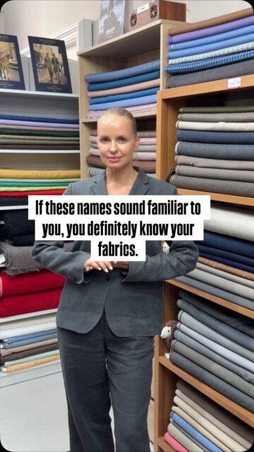 🤔Not everyone will understand what this list is about.
But if you recognized at least a few of these names, it means you are already familiar with the world of true Italian and British textile mills.
Behind each of these names are decades — and sometimes centuries — of experience, unique developments, exceptional fabrics, and an impeccable reputation.
We work with exactly these kinds of manufacturers: the ones whose fabrics are chosen by the finest tailors, ateliers, and connoisseurs of quality around the world.
And this is only a part of our collection.
👇 Now we’d love to hear from you.
❗️❓Which brand did you recognize immediately?
Which one have you already worked with?
Or which name did you hear for the first time today?